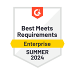 G2 Best Meets Requirements - Summer 2024