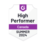 G2 High Performer - Summer 2024 - Canada