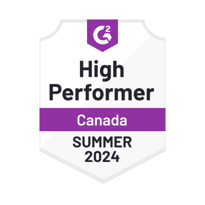 G2 High Performer - Summer 2024 - Canada