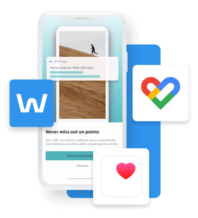 Apple Health and Google Fitness integrations with WorkTango.