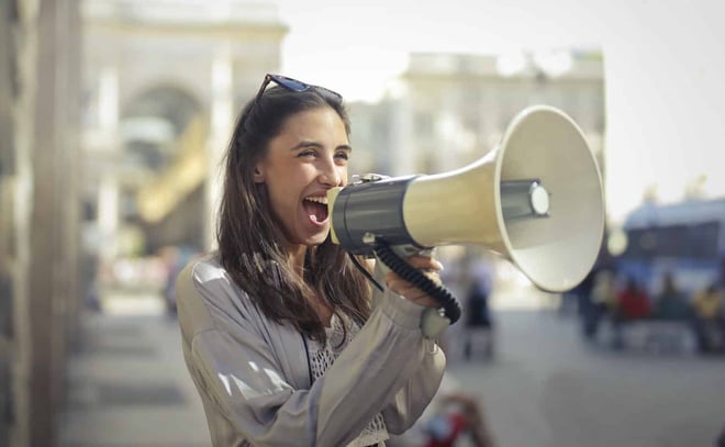 Employee voice - megaphone