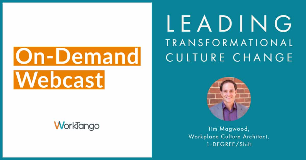 Leading Transformational Culture Change - On-Demand